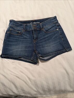 Victoria's Secret Dark Blue Denim Hipster Shorts